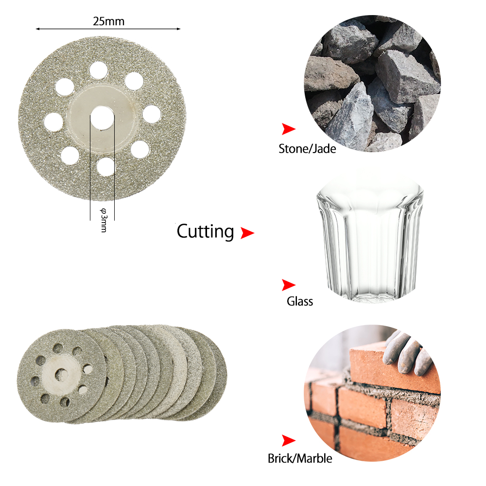 Mini HSS Diamond Rutgs Discs Set Ultra Thin Saw Blades Установите круглые режущие диски для деревообработков для стеклянной древесины 2023