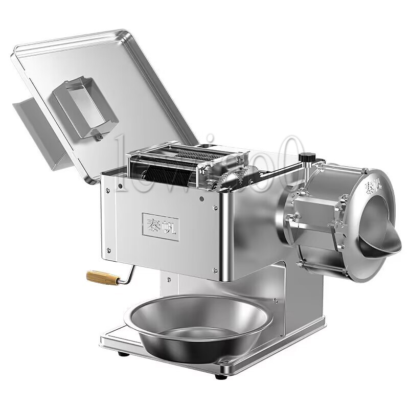 Desktop Automatic Meat Cutter Grinder Electric Commercial Stainless Steel Vegetable Meat Cutter Machine