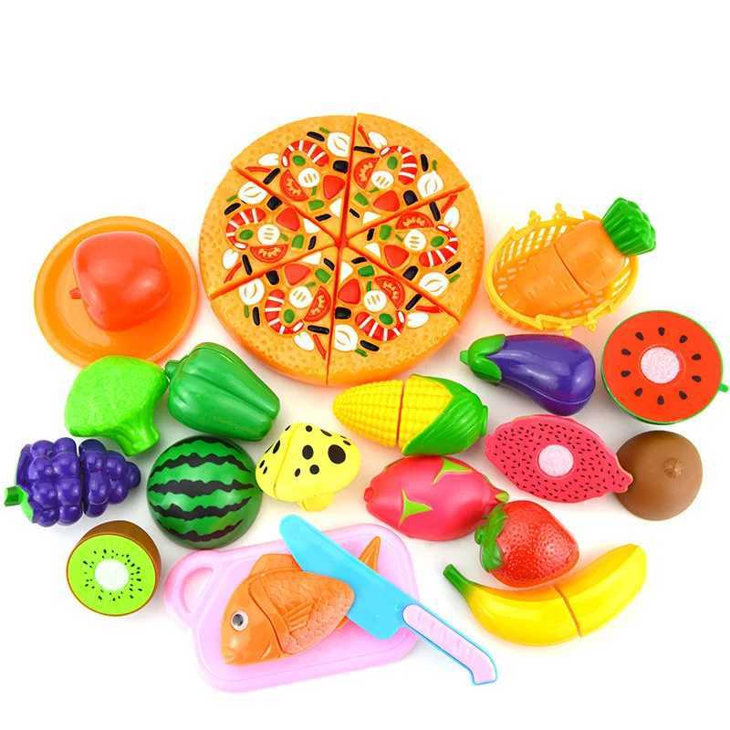 Cucine giocano cibo finta da gioco set tagliente frutta verdura giocattoli da cucina bambini giocate giocattolo finta giocattoli giocattoli bambini 2443