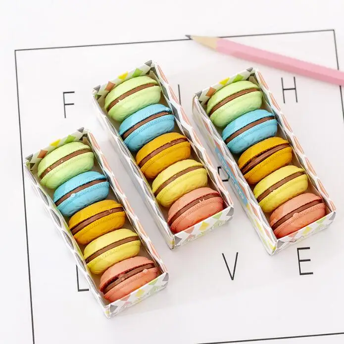 Erasers 10 Conjunto/LOTTY ROVA MACARON ERASER ARRACIONADO CARENTE ESCRITA DE DESENHO DE DESENHO DE RORATE LAVACO DE BORRACIONAIS DE ESCOLA DE ESCOLAS DE ESCOLAS DE ESCOLAS