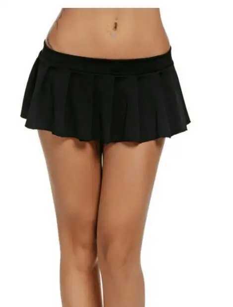 Городские сексуальные платья сексуальные конфеты Короткая мини-юбка Женская Микро ночная одежда плиссированная юбка S-XXL 2443