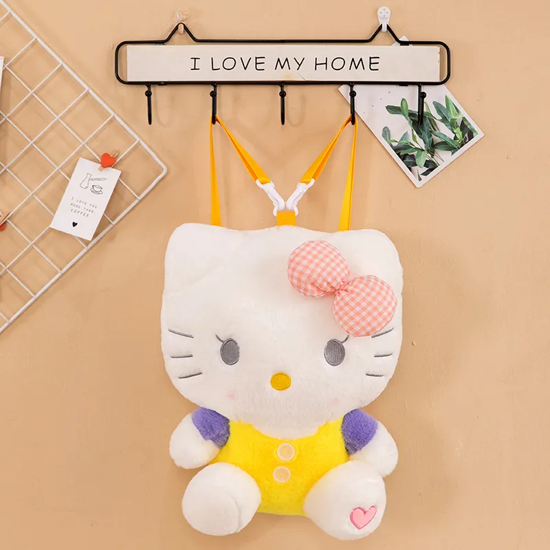 Plush backpack Japanese girl cat backpack kitten Stuffed toy doll