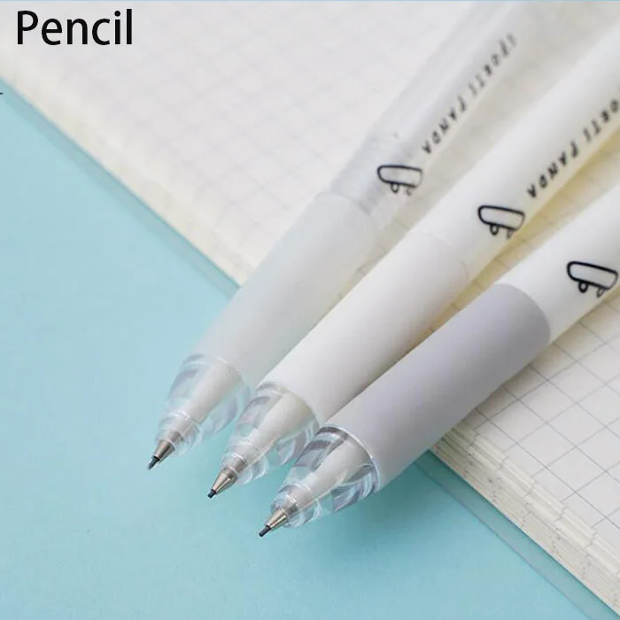 Potloden 's/veel creatieve panda press mechanisch potlood schattig 0,5 mm tekenen schrijven automatische pen schoolkantoor benodigdheden
