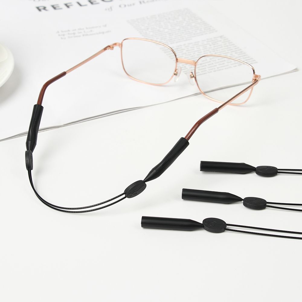 Unisex Adjustable Sports Glasses Chain Silicone Rope Scalable Neck Cord Eyeglass Lanyard Vintage Strap Eyewear Accessories