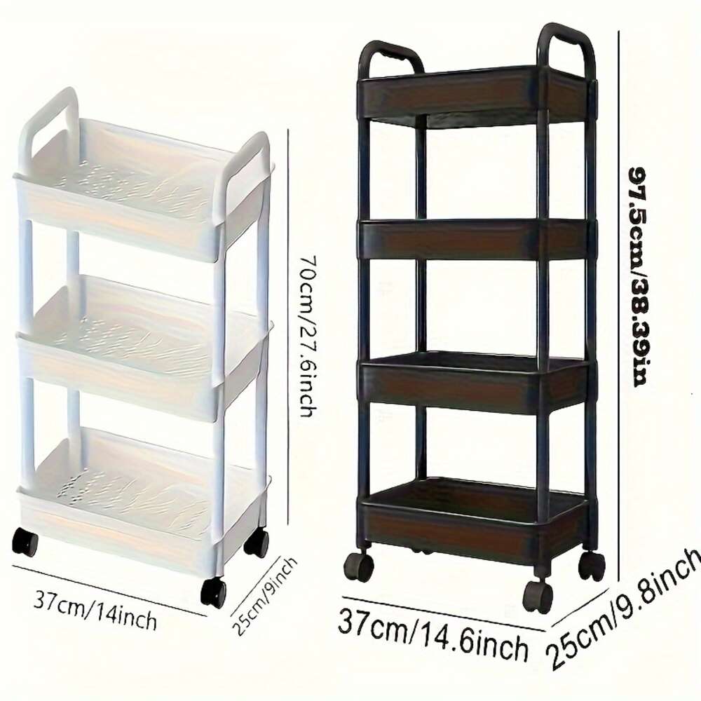 Colling Utility Cart 1 %, многофункциональная подвижная тележка, многослойная стойка для хранения, Shees с колесами, аксессуары для ванной