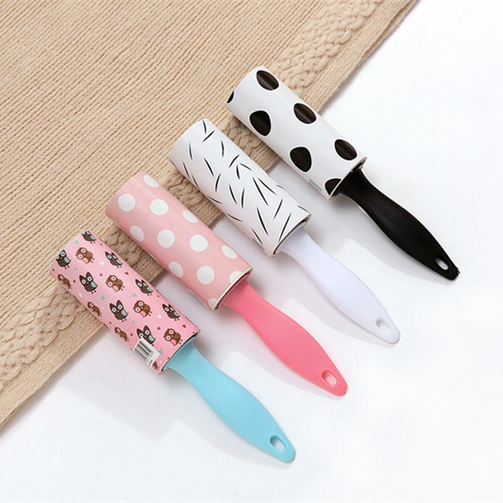 Mini Portable Ludd Remover Clothes Dust Fluff PET Hårklisterklister Roll Rollklädklister KLICKY LUDT ROLLER PRAKTISKA HOM MATTERINGAR