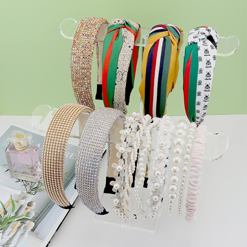 Sieraden Organisator Rack Hoofdbandhouder Organisator voor meisjes Women Display Stand en Storage Container voor haaraccessoire