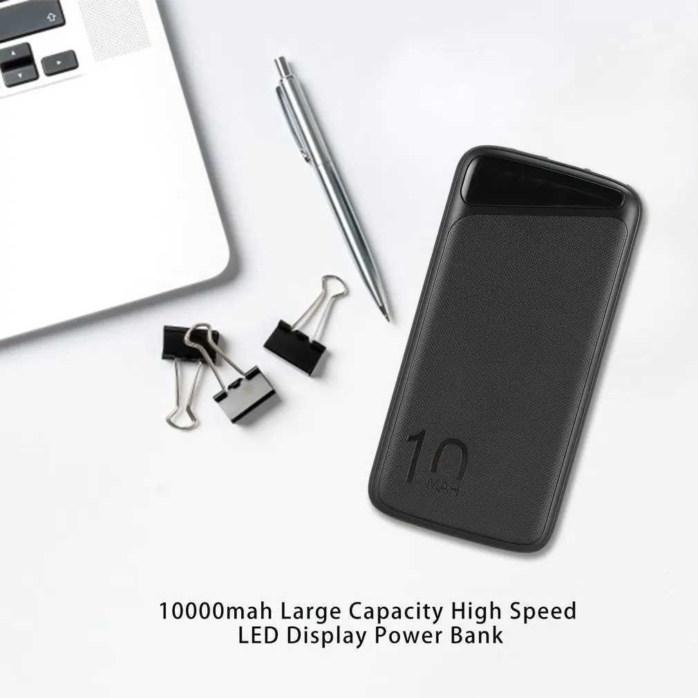 Mobiltelefon Power Banks Power Bank 10000mAh Portable Charger Poverbank USB Typ C Charging PowerBank 10000mAh Externt batteri för iPhone 2443