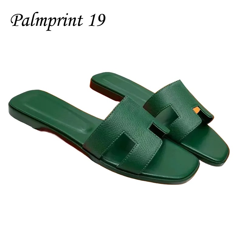 2024 new style Best Quality Designer sandal lady Outwear Leisure Vacation beach slides flat bottom Slippers fashion Genuine Leather Slippers for Women EUR 35-42