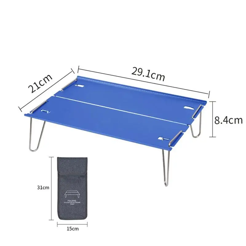 Meubels Ultralichte draagbare opvouwbare campingtafel Outdoor Camping Aluminium Picknicktafel Tactische tafel Campinguitrusting Kaart BBQ-tafel