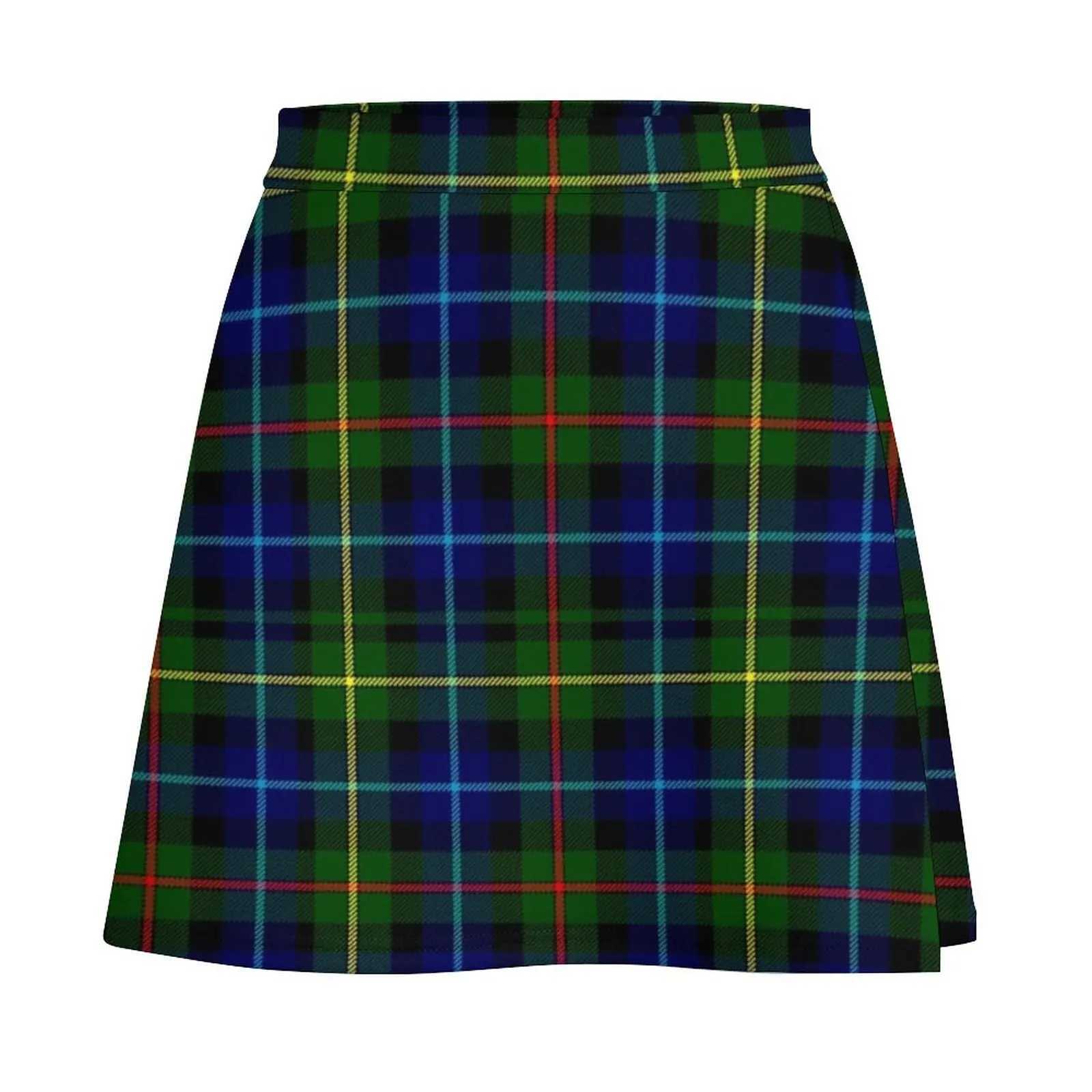 Robes sexy urbaines clan smith tartan mini jupes jupe pour femmes minikirt 240403