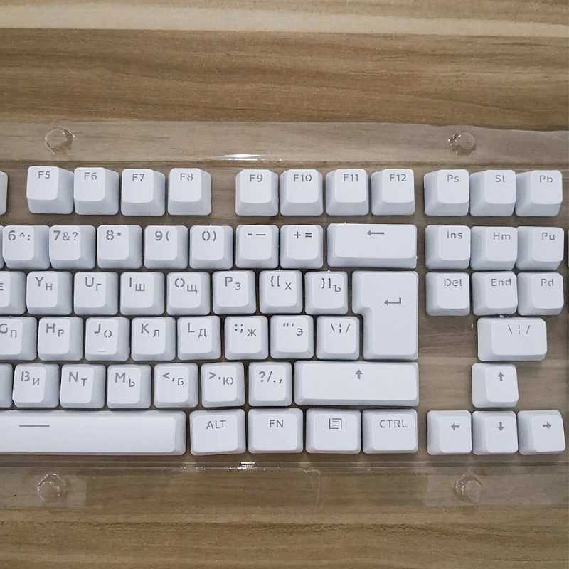 Tastaturen 104 ABS Transparent Keyboard Deckt die mechanische Tastatur abdeckt