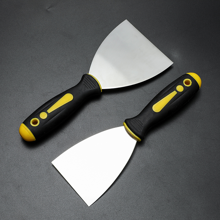 Pala utensile utensile in acciaio carbone in plastica in plastica coltello da gesso la superficie specchio lucidata