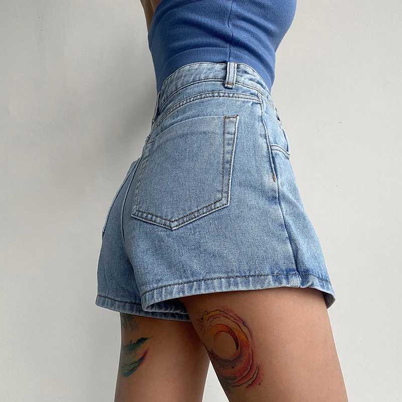 Urban sexy jurken onregelmatige denimrok voor vrouwen slanke high tailed a-line jeans rok shorts mode vintage streetwear y2k kleding vrouwelijk 240403