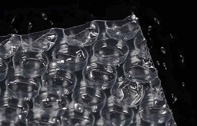 Handskar 100st självförsegling Klar bubbelpåsar Multistorlekar Plastförpackning Kuvert Poly Roll Pouches