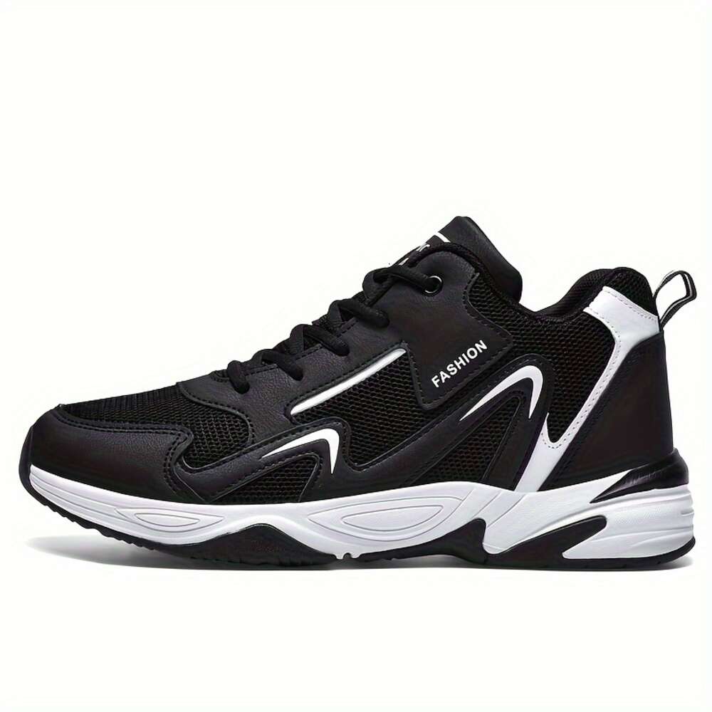 Top New Trendy and Comfy Plus Size Men`s Chunky Shoes - Non Slip Lace Up Sneakers for Outdoor Activities outdoor