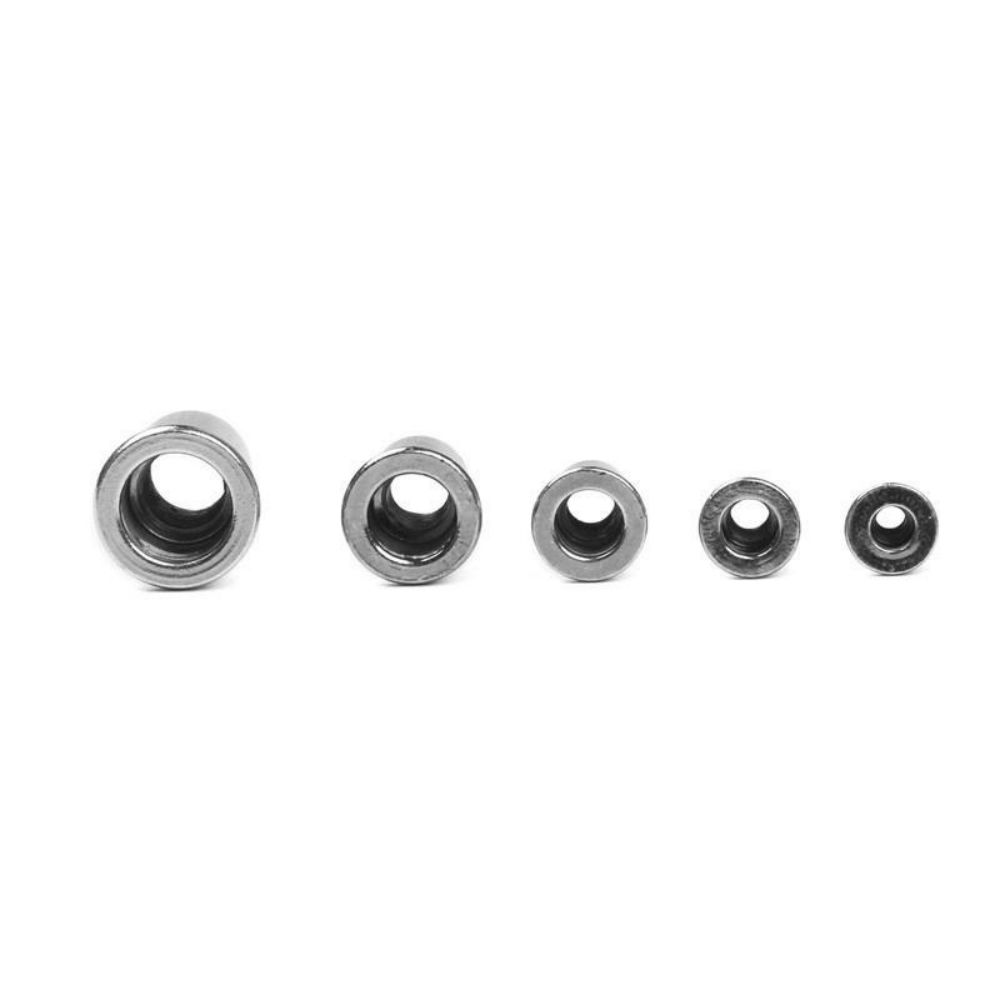 Stonego 100st/Box Aluminium Rivet Nuts -kit gängade rivetmutterinsatser M3/M4/M5/M6/M8, 1 Box