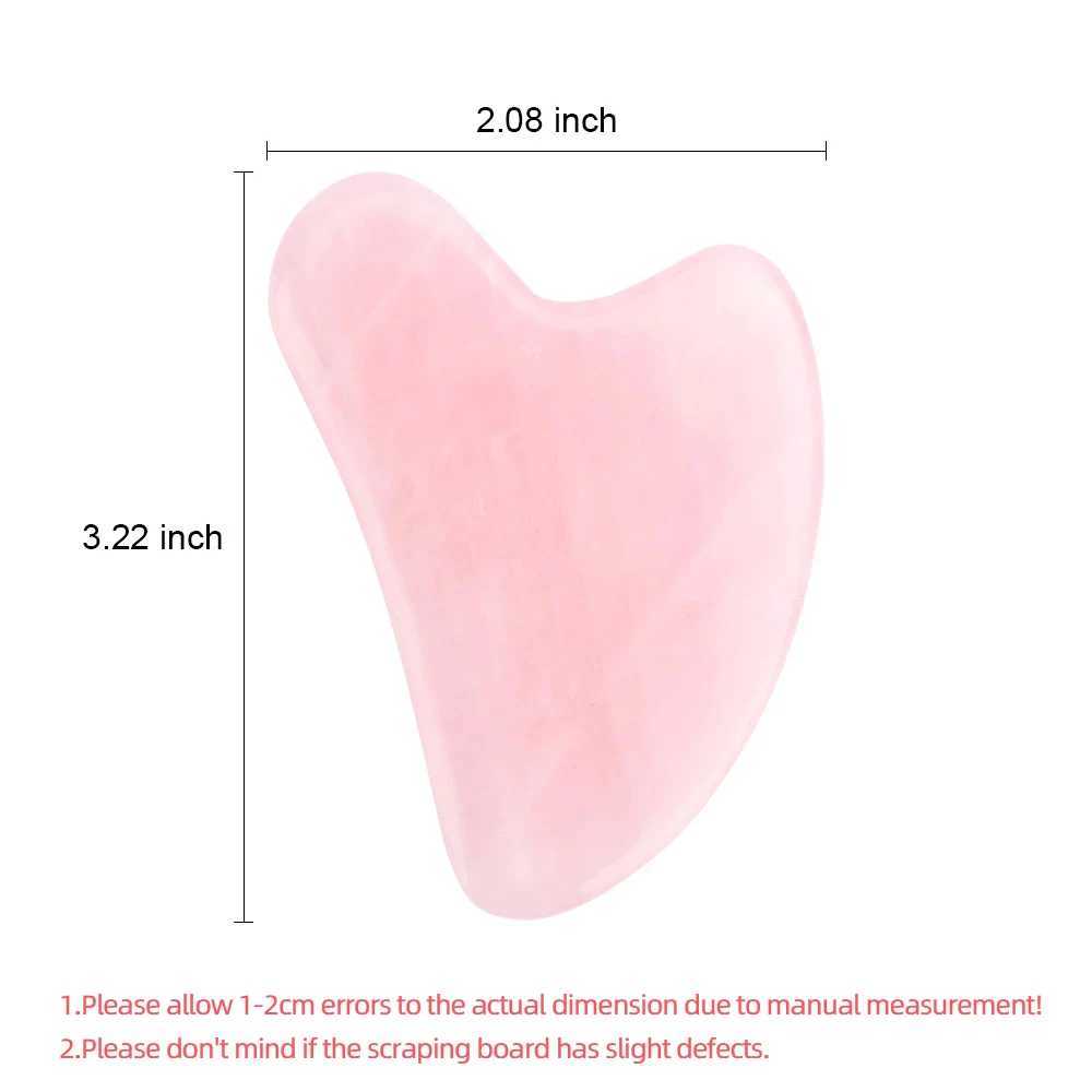 Massageboenar Rocks Gua Sha Facial Tool Natural Jade Stone Gua Sha Massage Scraping Tool For Face Eye Neck Body Guasha Stone For Spa Acupuncture 240403