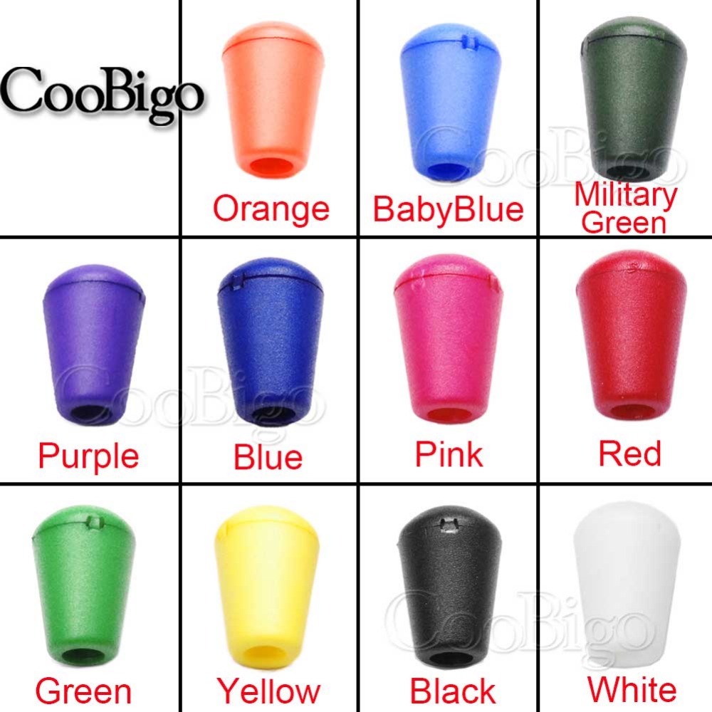 Plastic Cord Lock Ends Bell Stopper with Lid Lock Toggle Clip Buckle for Clothes Bag Shoelace Drawstring Accessories Colorful