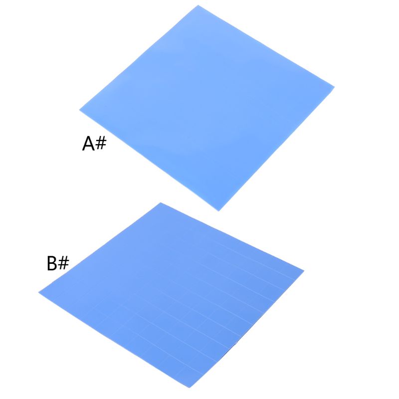 2024 Yeni 100mmx100mmx0.5mm 1sheet/Termal Pad GPU CPU CPU Soğutma Soğutma İletken Silikon Ped