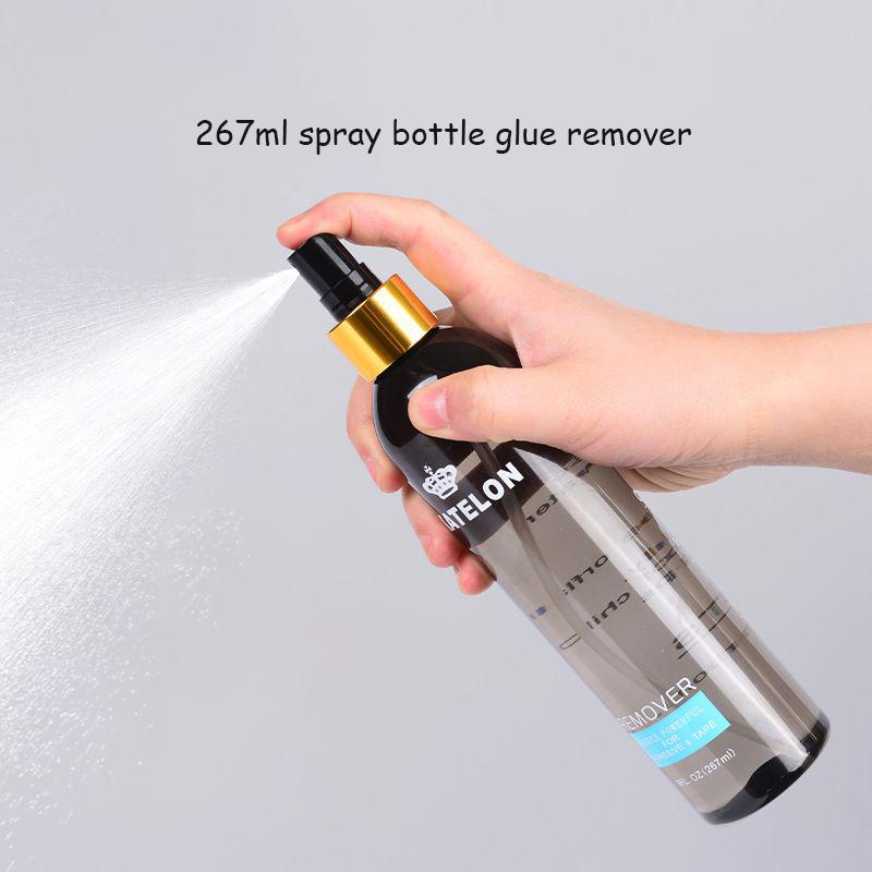 267ml Hair Remover For Wig Adhesive Big Bottle Liquid Remover For Tape & Glue Powerful Remover For Hair Extensions Glue Remover