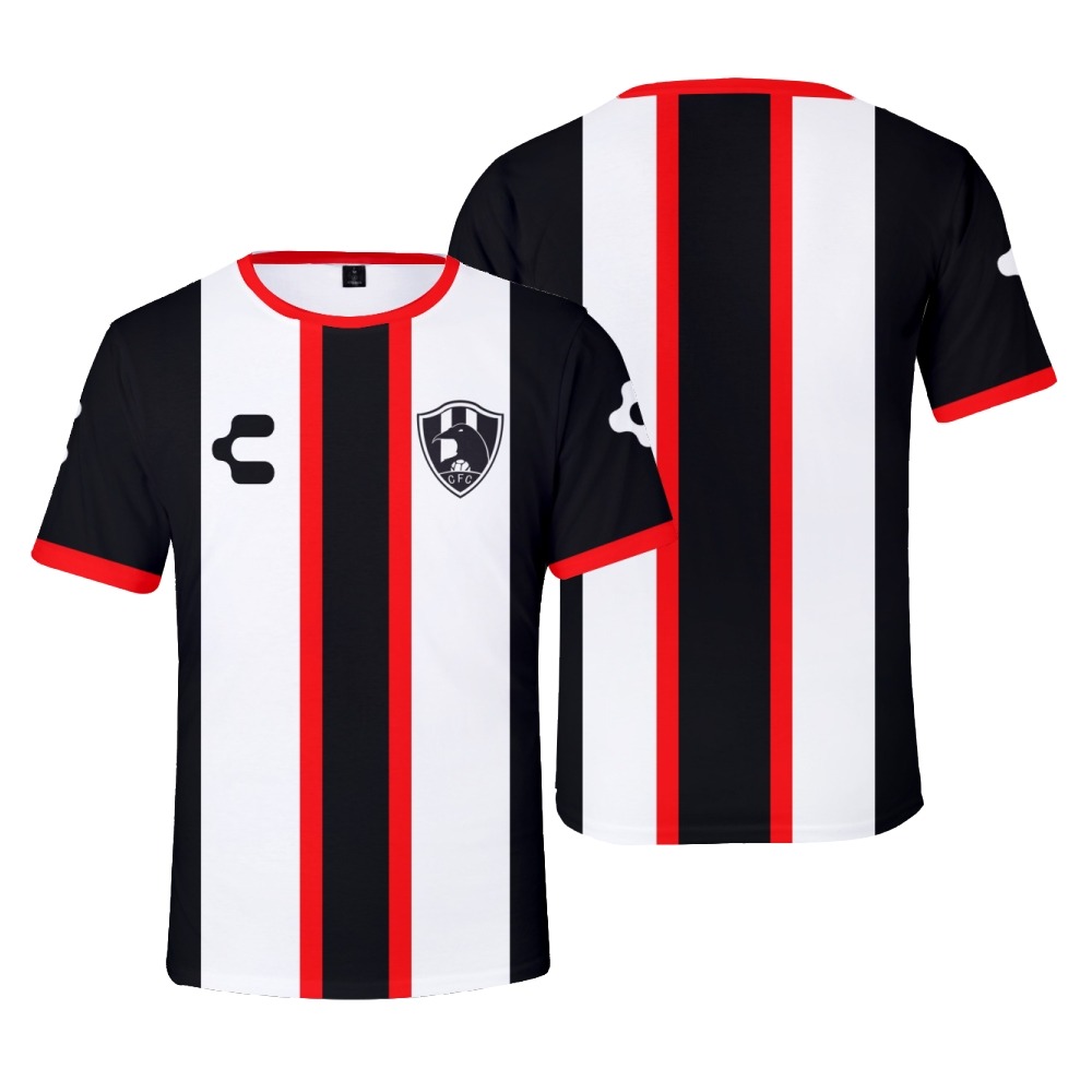 Soap Opera Club de Cuervos Football Jersey Custom Cosplay Club of Crows Soccer Uniforme T-shirt Printing 3D pour hommes et femmes