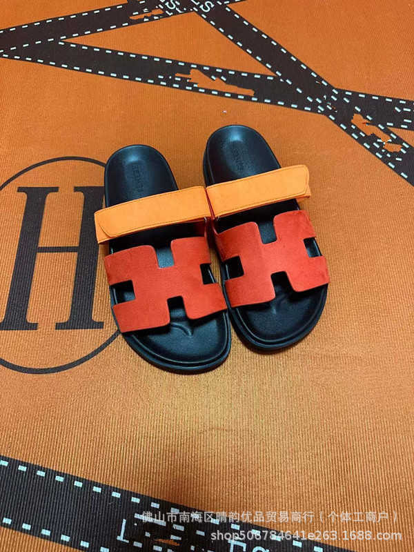 34% de desconto em sapatos de grife Velcro Summer para desgaste ao ar livre Segundo tio de baixo tio Slippers em tamanho grande