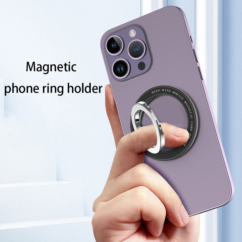 Stand magnetico Mini Pieno pieghevole Desktop Magnet Finger Ring Bancellet iPhone 12 13 14 Serie MagSafe Case/Smartphones/Car