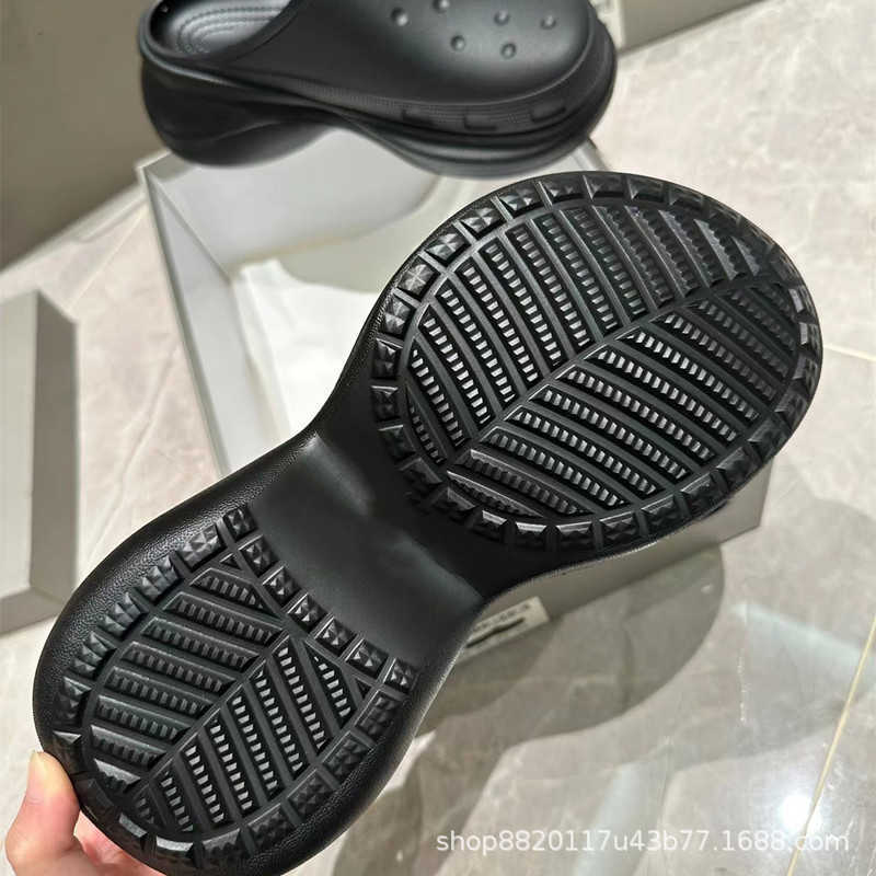 24% скидка дизайнерской обуви летние B резиновая повязка на голову толстая подошва поднятые тапочки для обуви женских отверстий