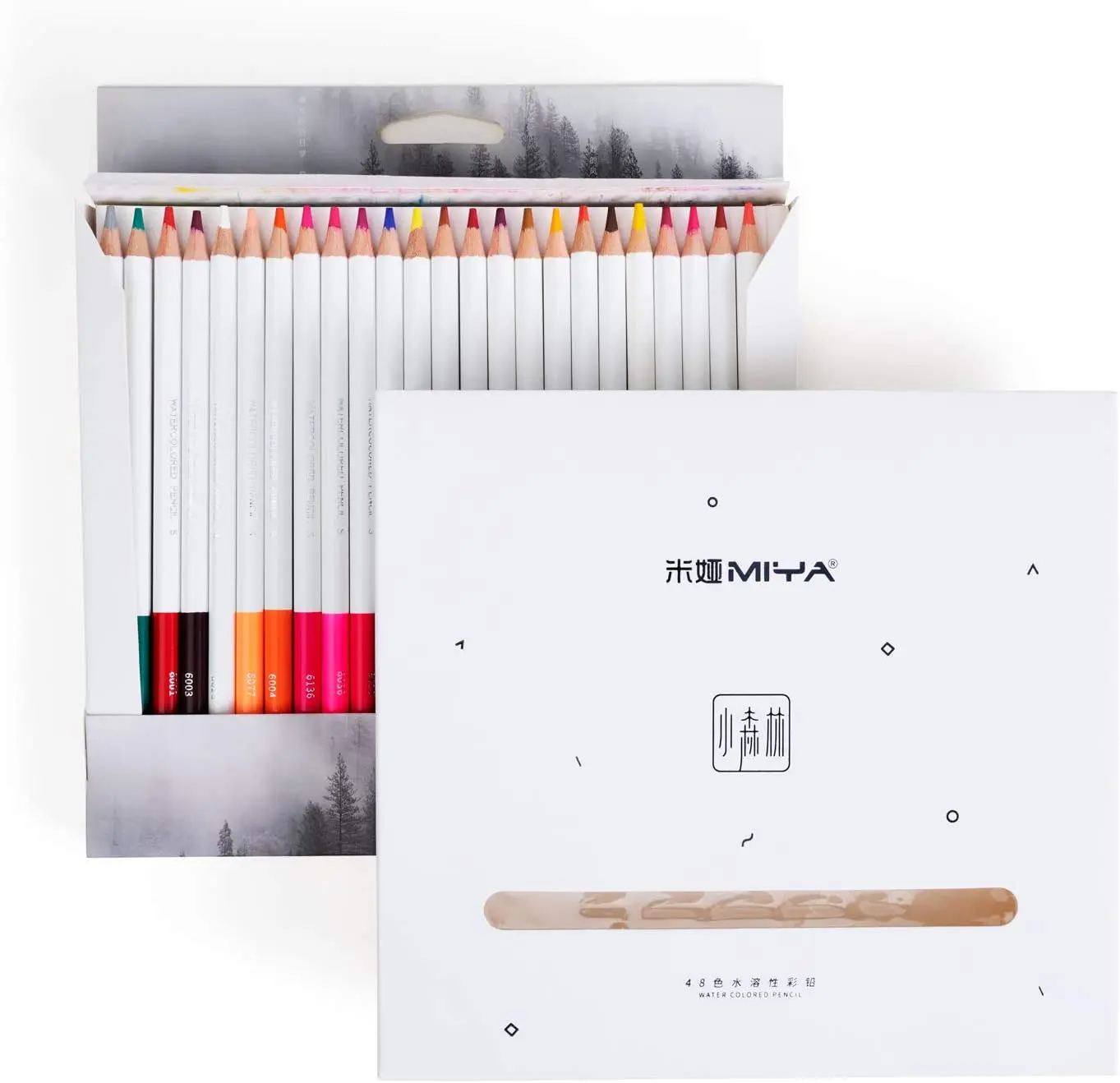 Kleurpads miya himi kleurde potloden milieuvriendelijk pakket met handgreepbar voor kinderen volwassenen artiesten in 24/36/48 kleuren