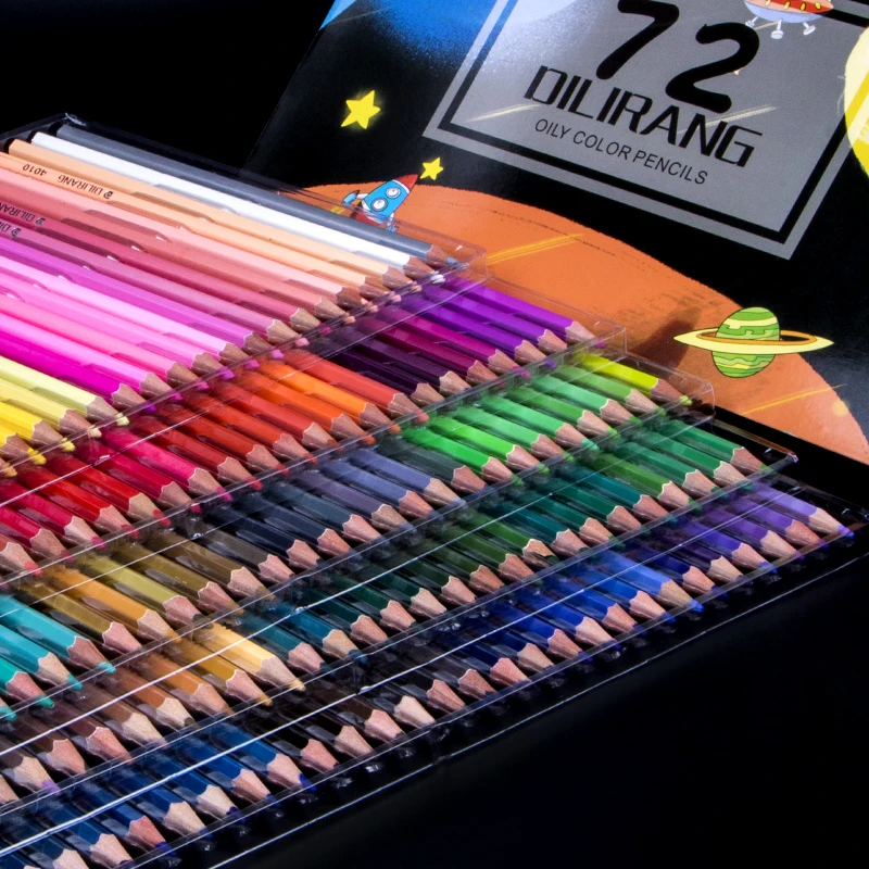 鉛筆dainayw 72/120/160プロフェッショナルオイルカラー鉛筆材色の水彩鉛筆鉛筆セットスクールアート用品