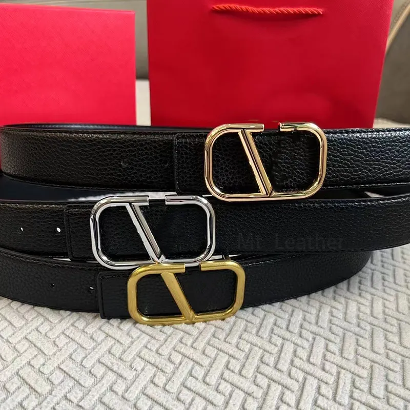 Luxury Designer Belts for Men Woman Gold Sliver Belt Fashion Cowhide Belt Casual Waistbands 105-125cm Classic Quality Litchi Waistband 3.8cm Width BLG24434