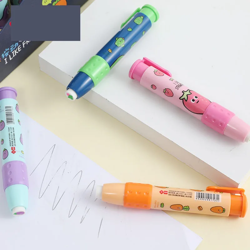 Eraser / Creative Vegetable Press Eraser Mignon d'écriture Drawing Rubber crayon Erasers PAPELERI