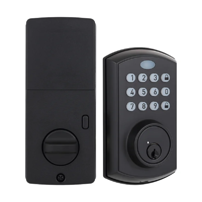 Lock Smart Lock Tuya Wifi app Keypad Password Key Unlock Electronic Lock Automatic Single Latch Smart US Deadbolt Lock With Keys