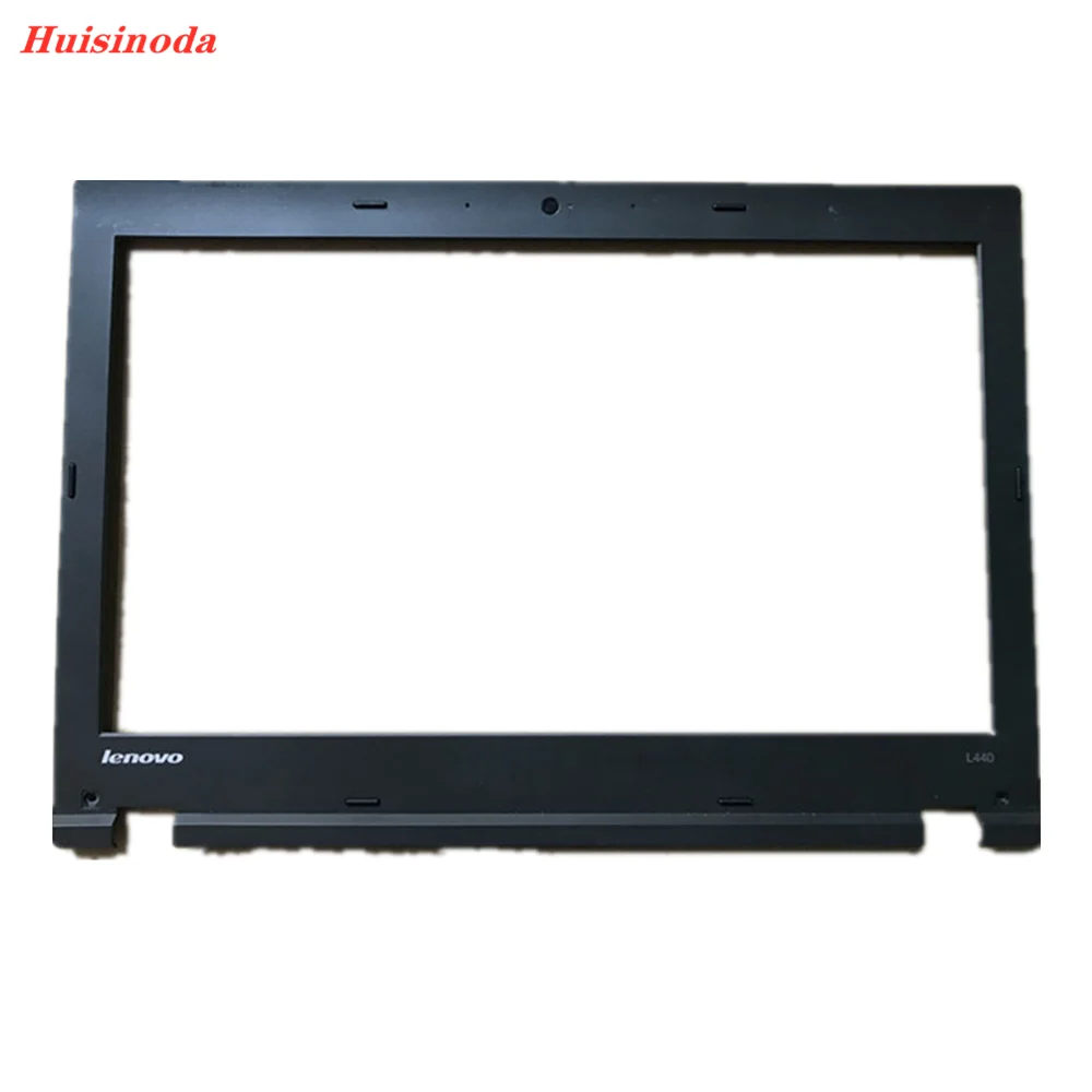 بطاقات كمبيوتر محمول أصلي جديد لـ Lenovo ThinkPad L440 Bezel Front Jover Cover LCD Frame B مع فتحة الكاميرا 04x4805