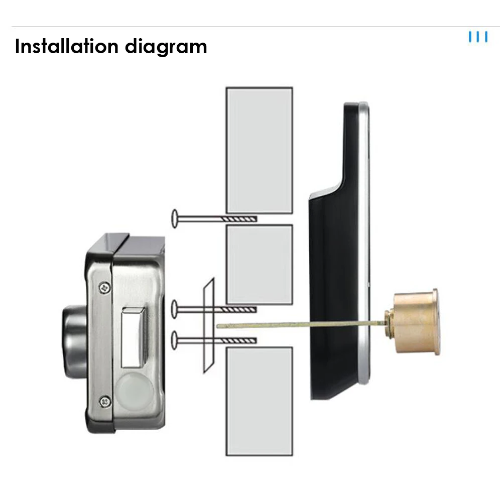 Zablokuj aplikację Tuya Smart Lock 13.56 MHz RFID Karta odcisk palca Zamknięcie domu Home Lock Hasło cyfrowe RFID BLUKA BLUKA BLOKA PAŁO