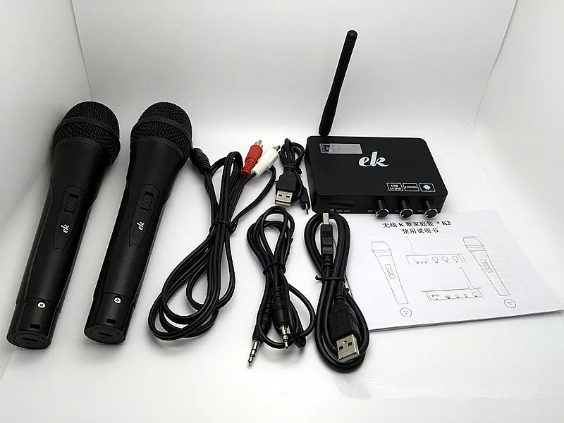 Player Handheld Wireless karaoke mikrofon karaoke odtwarzacz Home Karaoke Echo Mikser System Digital Sound Mixer Singing Maszyna