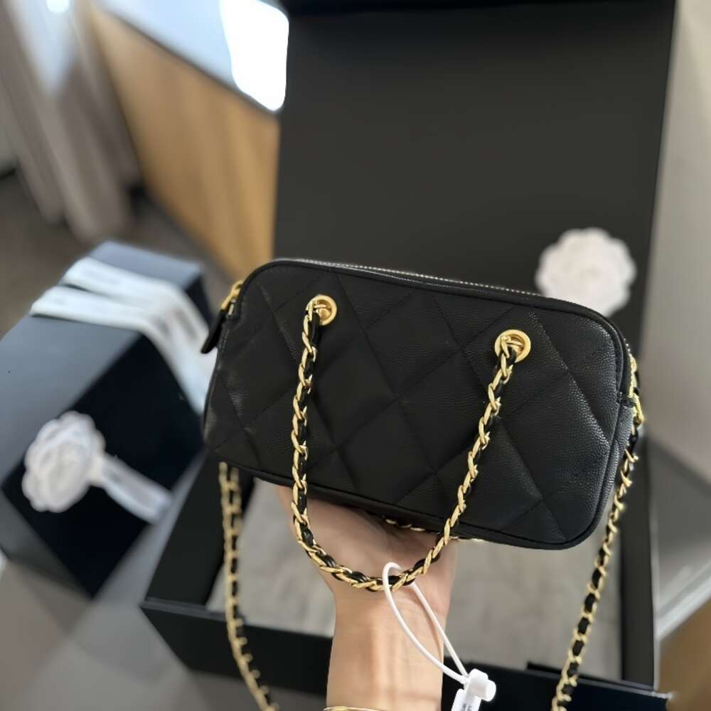 Handtasontwerper 50% Korting op het hot Brand Women's Tassen munt kleine tas licht luxe luxe hoge textuurketen modieuze crossbody schouderhandtas