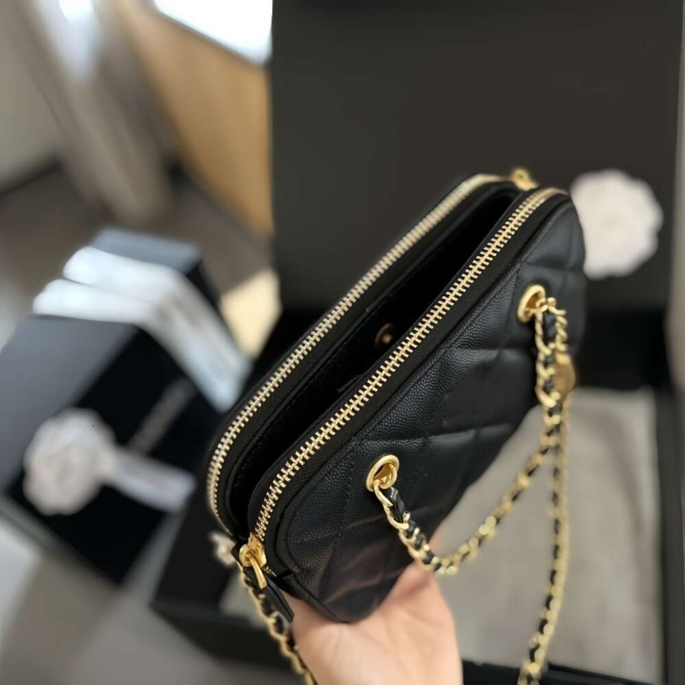 Handtasontwerper 50% Korting op het hot Brand Women's Tassen munt kleine tas licht luxe luxe hoge textuurketen modieuze crossbody schouderhandtas