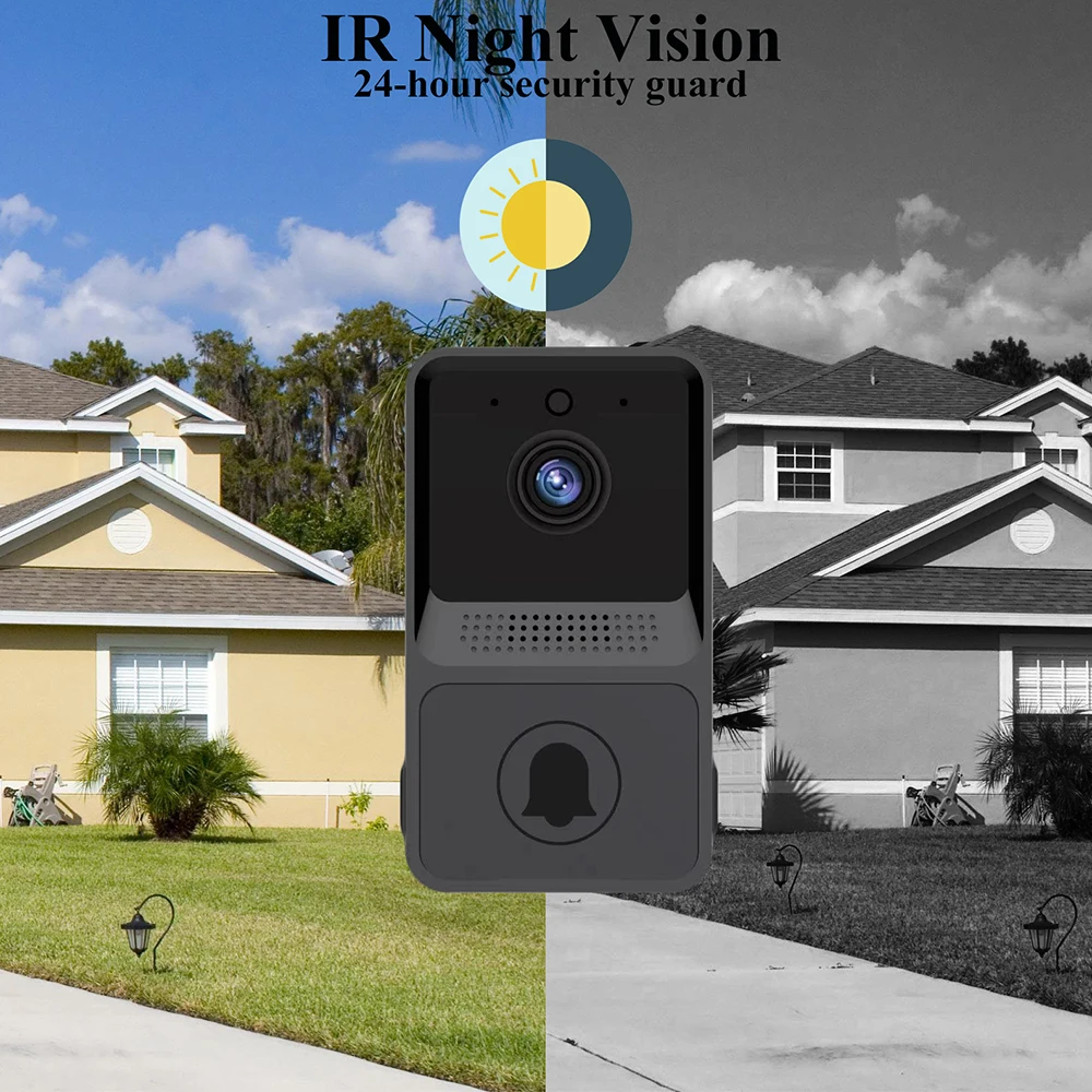 Campanello CPVAN VIDEO WiFi Video Wifi Intercom Protezione la sicurezza residenziale Smart House Outdoor Wireless Door Cell con telecamera WiFi