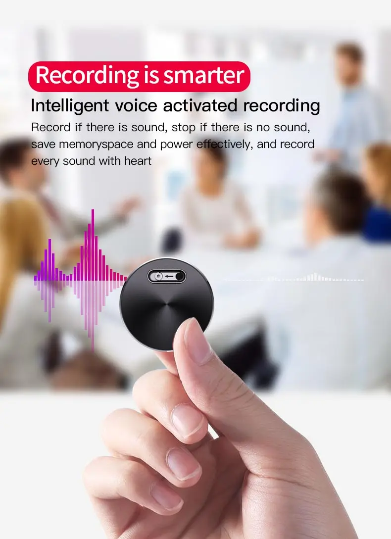 Recorder 20Hrs Professional Recording 8G 32G Small Pen Digtal Voice Recorder Portable Dictaphone Sound Record Device Audio Recorder Espia