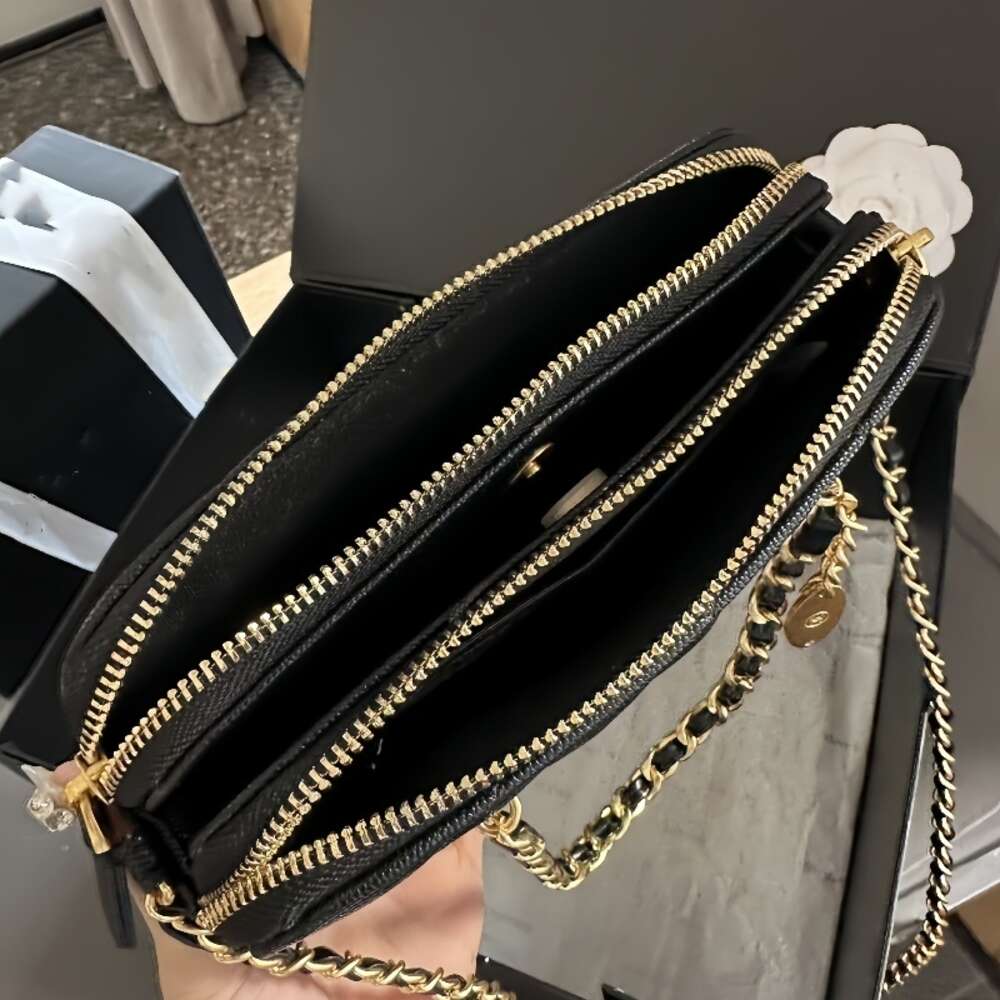 Handtasontwerper 50% Korting op het hot Brand Women's Tassen munt kleine tas licht luxe luxe hoge textuurketen modieuze crossbody schouderhandtas