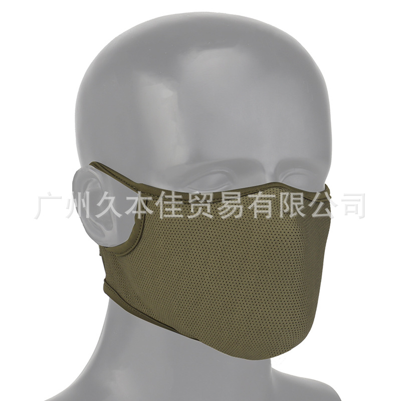 Shooting Mask Silicone Mask Tactical Multi functional Cycling Half face Breathable Face Protection Mask