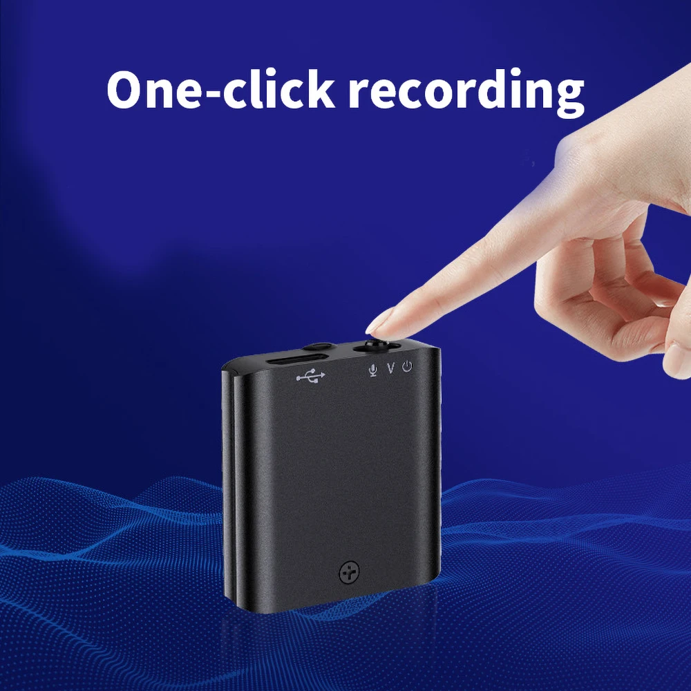 Gravador mini gravador de voz digital+ímã Ocultta USB Dictaphone Professional Sound Ativado Gravação Pocket Audio MP3 Music Player