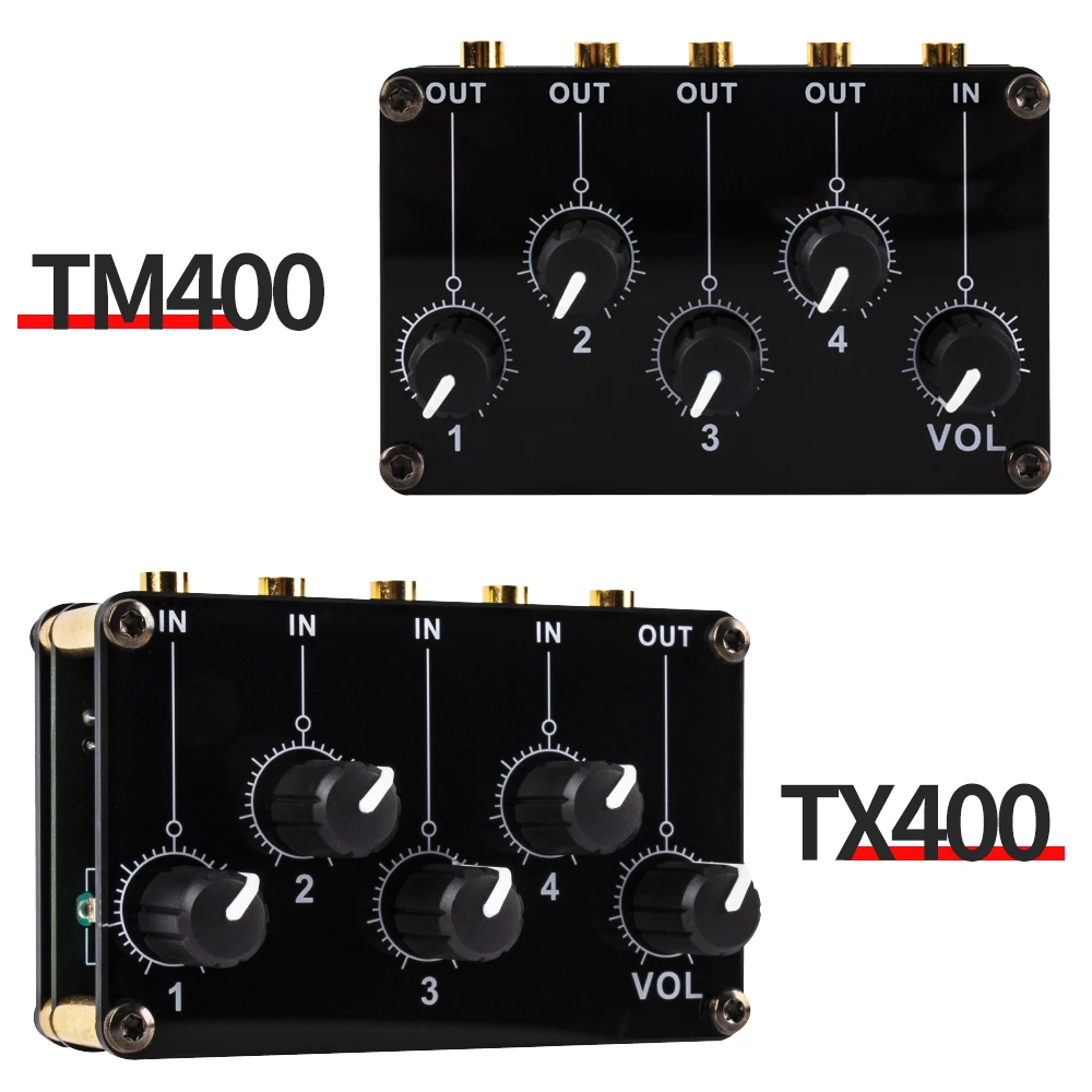 Amplificatore a 4 canali mixer portatile portatile analogico audio sound mixing console più alta qualità stereo mixer audio stereo