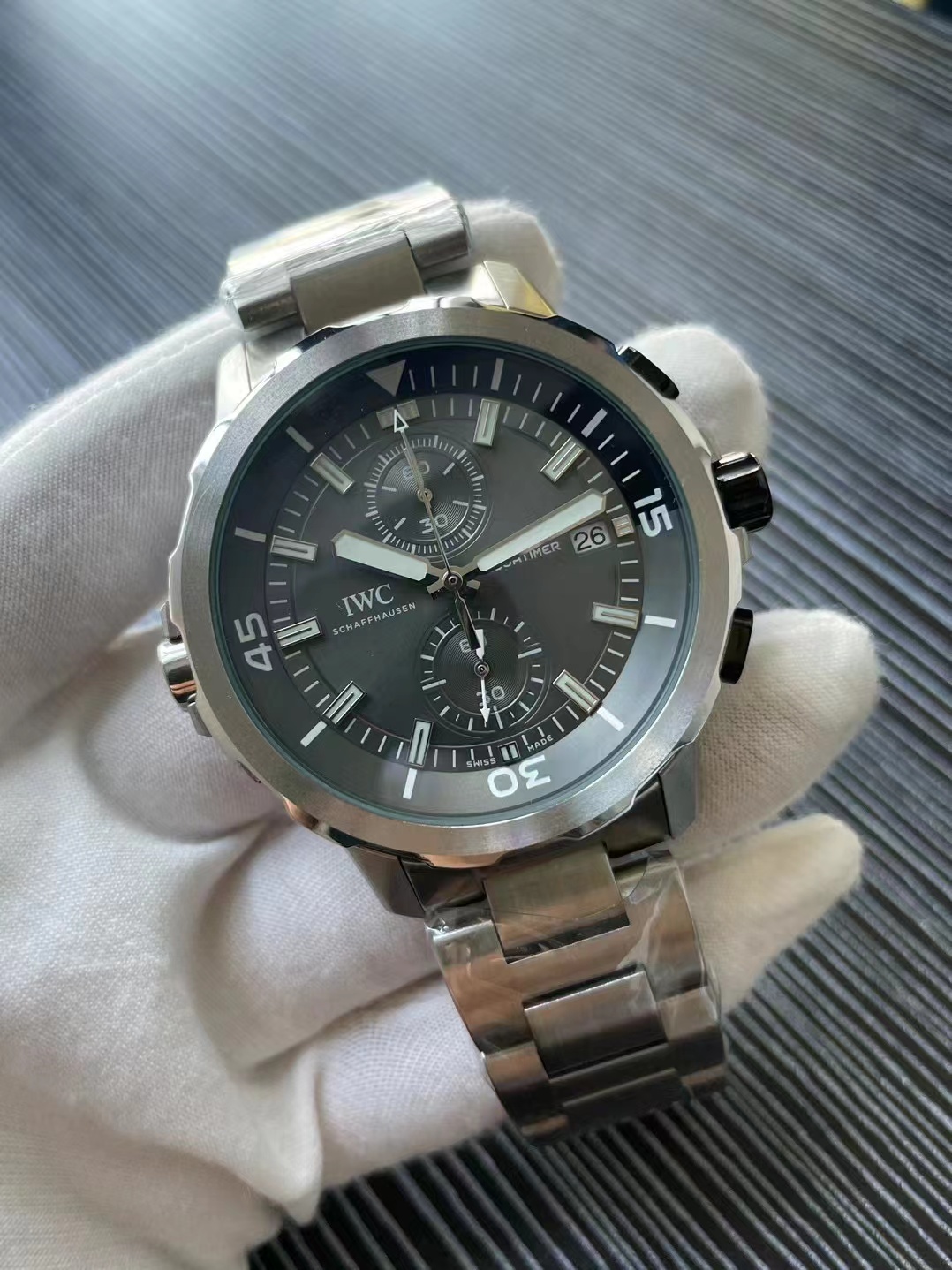AAA+ мужское океанское дайвинг спортивные часы высочайшего качества японского кварцевого движения Многофункциональные хронографные часы с сапфировым стеклянным срок службы более пяти лет