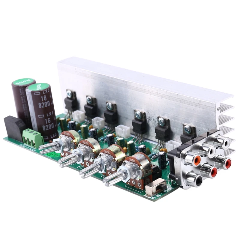 Amplifier LM1875 5.1 Channel Audio Amplifier Board Subwoofer Amplifiers DIY Sound System Speaker Home Theater 18Wx6 Super TDA2030