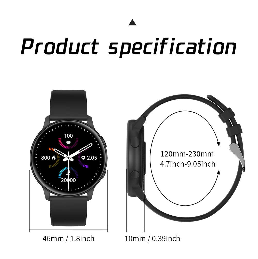 WRISTBANDS PARA OPPO RENO8 PRO+ A77 A76 A96 SMART WATCH 1.28 pulgadas IP68 Reloj régase de marcado Presión sanguínea Oxígeno IP68 impermeable