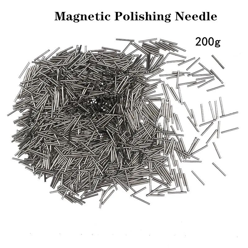 Verktyg 200 g magnetisk poleringsnål, poleringsnål i rostfritt stål, smycken gör rengöring av graveringsverktyg smycken polermaskin verktyg