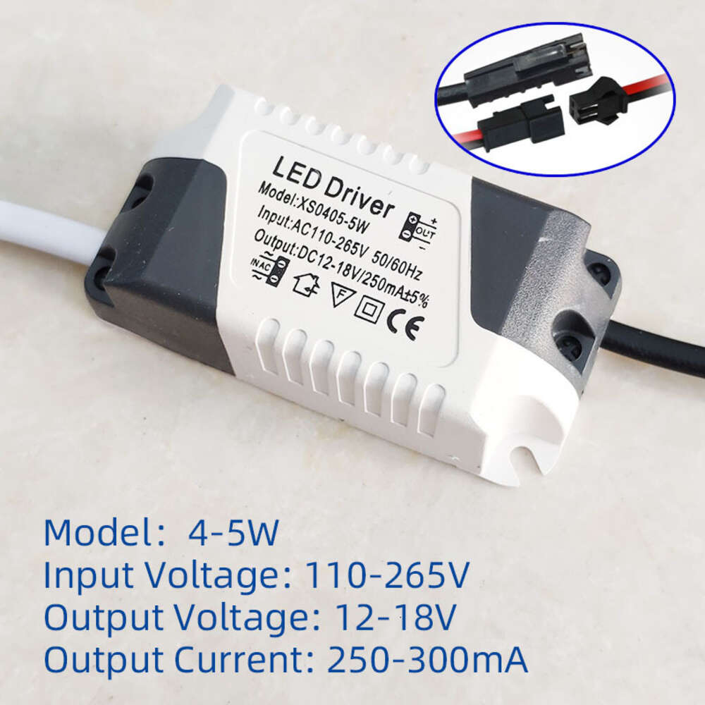 Fahrer 3W 5W 7W 9W 10W 12W 15W 18W 20W 24W 36W Netzteile Einheit Downlight Lighting Transformers Adapter für LED -Leuchten DIY